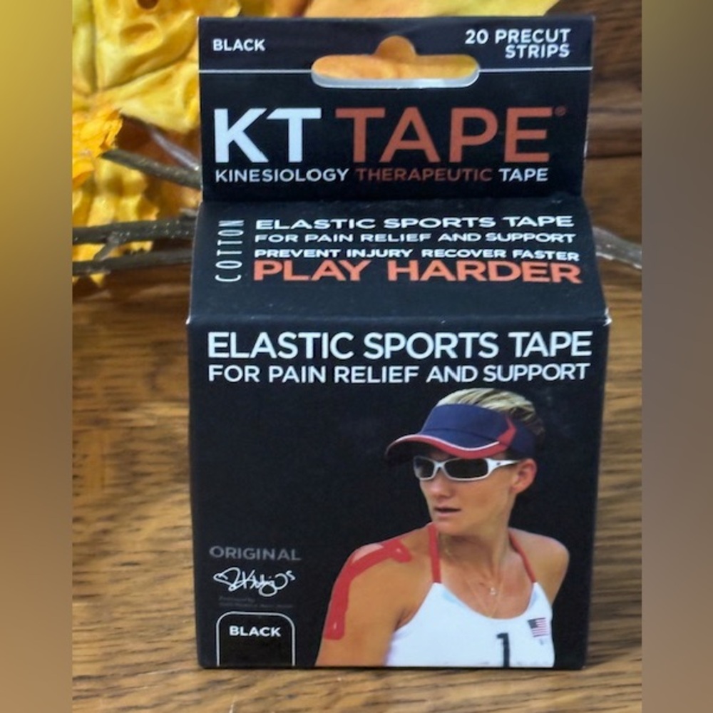 KT TAPE Kinesiology Therapeutic Tape Black